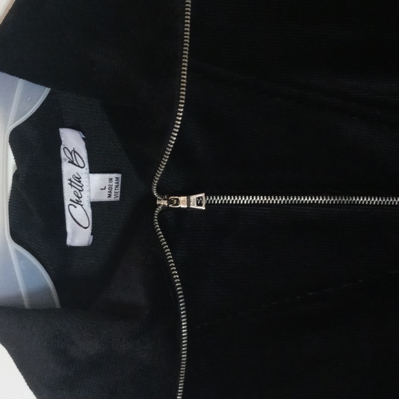 CHETTA B SOFT BLACK DRESS - Picture 2 of 9